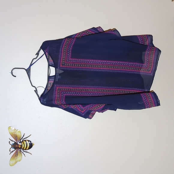 Studio Woman JP, 2X, Blue And Pink - Picture 4 of 8